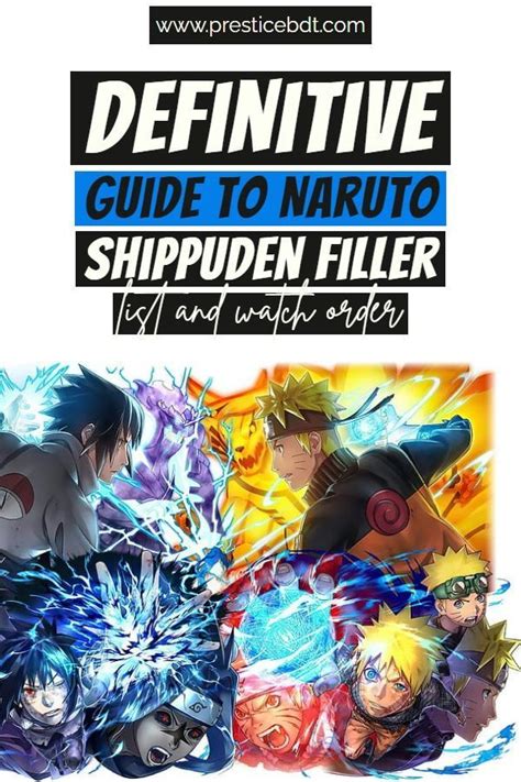 Naruto Shippuden Filler List Watch Order In 2022 Naruto Shippuden