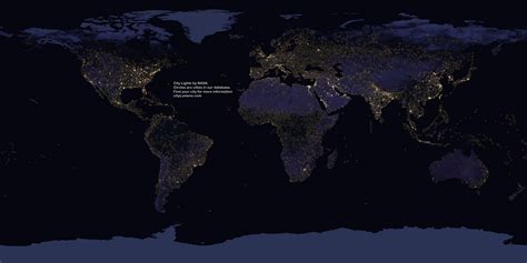 Nasa City Lights: Global Mapping Revealed