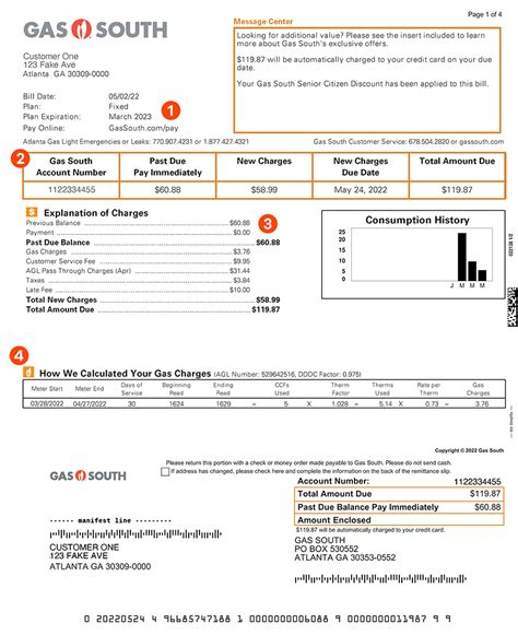 Natural Gas 101 How To Read Your Natural Gas Bill The Hot Spot