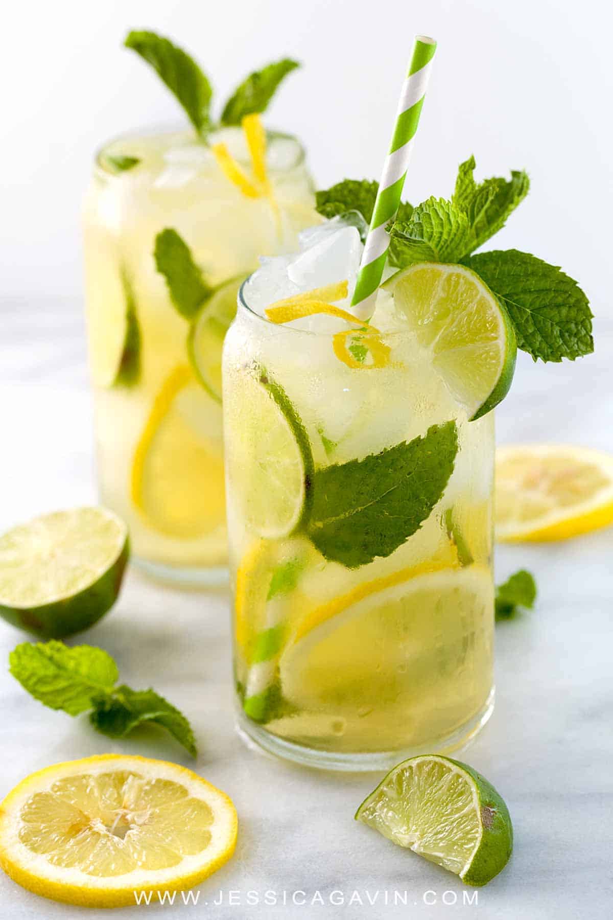 Naturally Sweetened Iced Green Tea Recipe Jessica Gavin