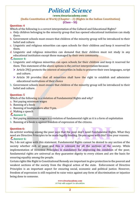 Ncert Solutions For Class 11 Political Science