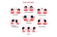 Neck Pain Exercises Head Stretching Exercise Extension Musc