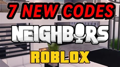 Neighbors Codes Roblox February 2024 Neighbors Gift Codes C Digos