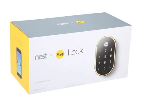 Nest X Yale Lock Polished Brass With Nest Connect 81023007207 Ebay