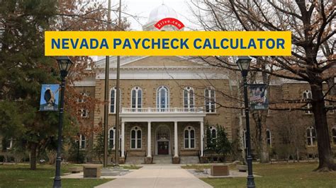 Nevada Paycheck Calculator 2024 2025