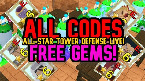 New All Working Star Tower Defence Codes That You Need Right Now