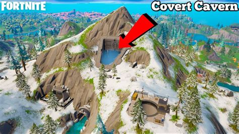 New Covert Cavern Location Gameplay Fortnite Looting Guide Youtube