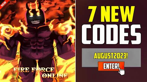 New Fire Force Online Codes Roblox Fire Force Online Codes Codes