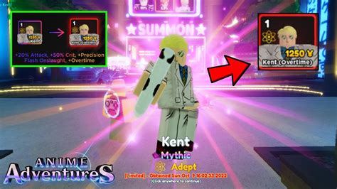 New Limited Mythic Kento Kent Has Op Secret Evo Showcase Anime