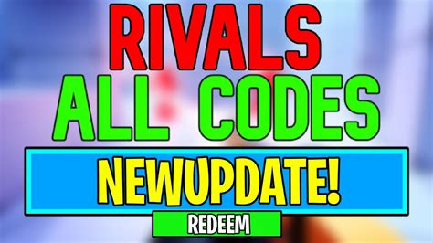 New Roblox Rivals Codes 2024 July Rivals Codes Rivals Code Youtube