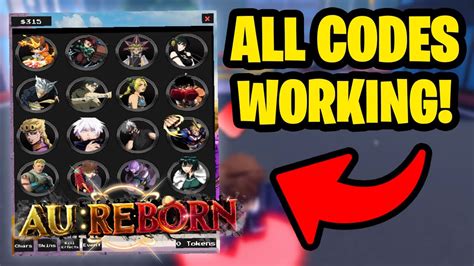 New Update Anime Unlimited Codes Roblox Au Reborn Codes Codes