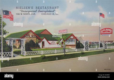 Nielsen Amp 39 S Restaurant Elmwood Park Il Postcard