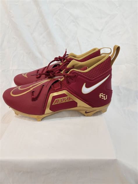 Nike Alpha Menace Pro 3 Florida State Football Cleat Size 14W Dh3358