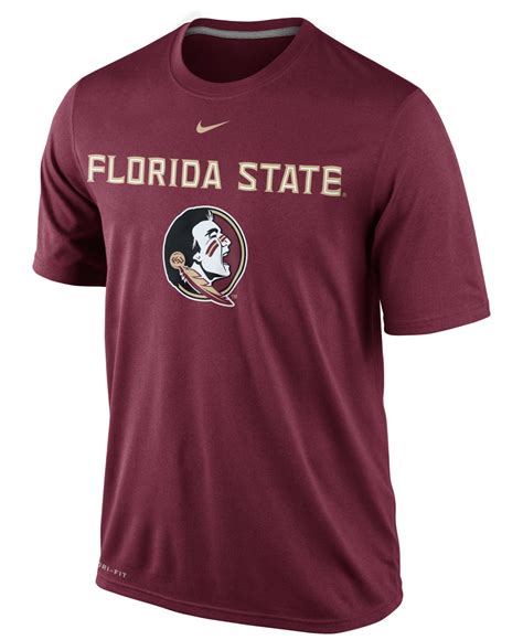 Nike Men S Florida State Seminoles Dri Fit Logo Legend T Shirt In