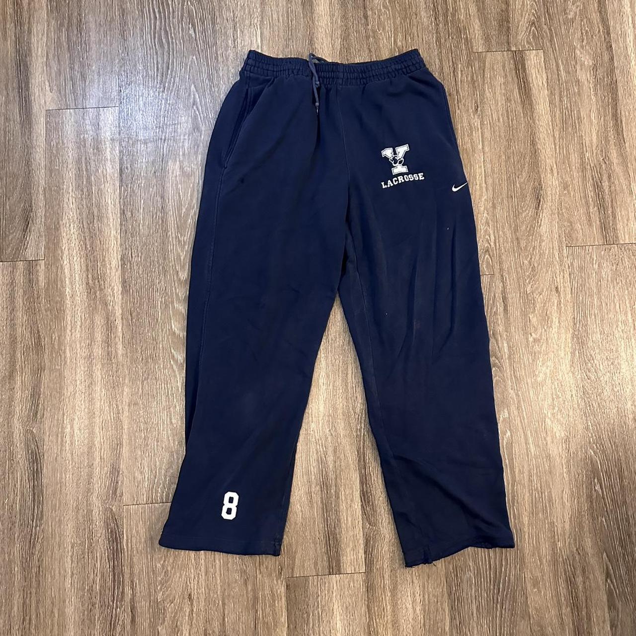 Nike Yale Lacrosse Swoosh Sweatpants 7 10 Depop