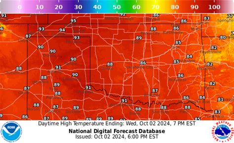 Noaa Graphical Forecast For Oklahoma