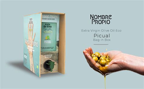 Nombre Propio Extra Virgin Olive Oil Organic 100% Spanish - Bag In Box ...