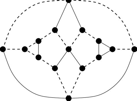 Nonhamiltonian Planar Graph With A Tutte Tree In Dashed Edges