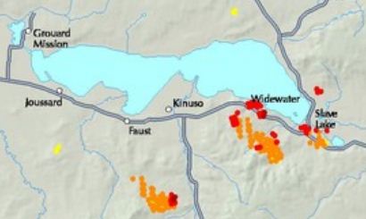 Northern Alberta Town Of Slave Lake Devastated By Wildfire