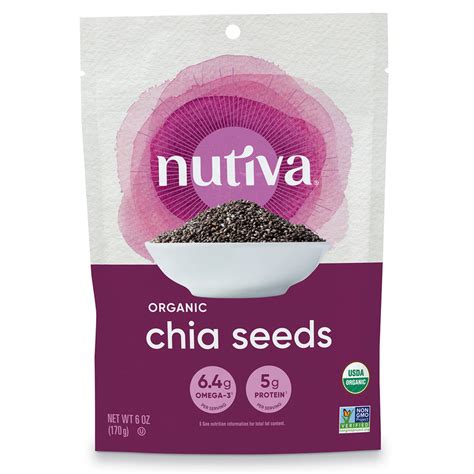 Nutiva Organic Chia Seeds 2 Pack Organic 12 Ounce You Can Find