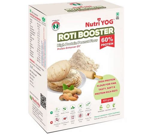 Nutri Yog Roti Booster High Protein Peanut Flour 400 Gm Buy Nutri Yog