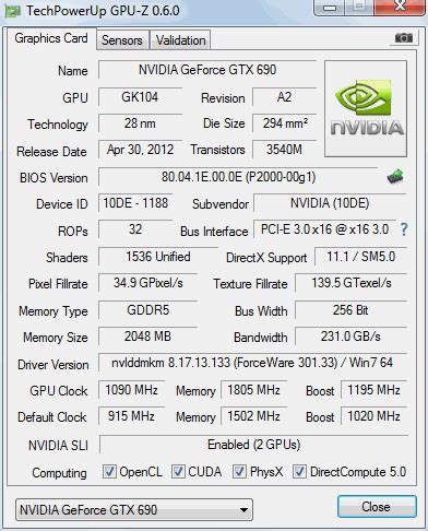 Nvidia Geforce Gtx 690 4 Gb Review Performance Per Watt Techpowerup