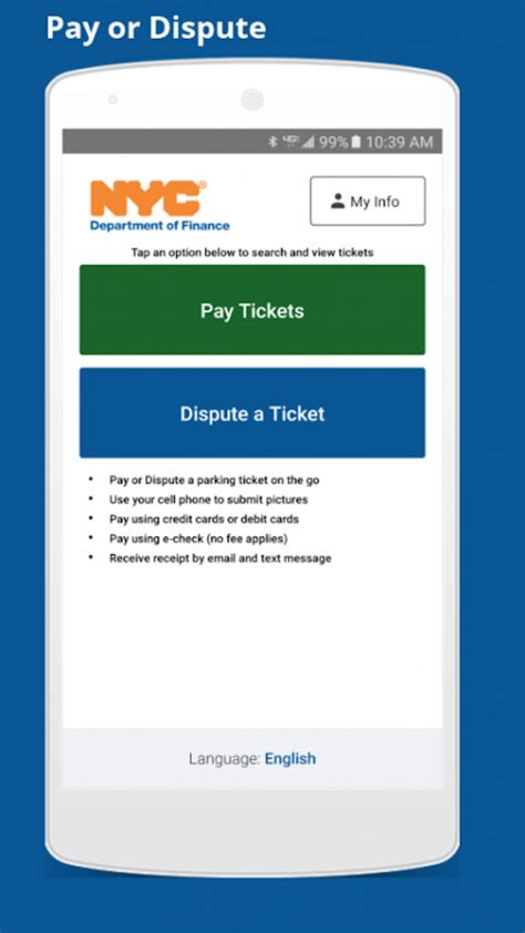 Nyc Parking Ticket Pay Or Dispute Apk For Android Download