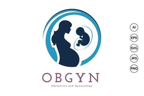 Obgyn Obstetrics And Gynecology Logo Graphic By Lordottori Creative