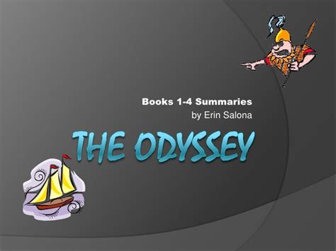 Odyssey Books 1 4 Summaries