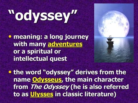 Odyssey Suffice: Uncover Hidden Meanings