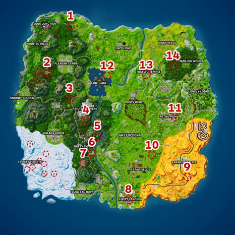 Og Fortnite Locations