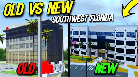 Old Vs New Of Southwest Florida Roblox Youtube