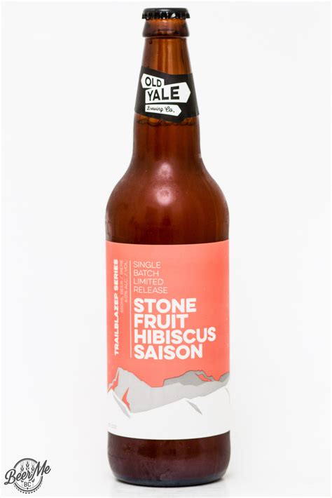 Old Yale Brewing Co Stone Fruit Hibiscus Saison Beer Me British