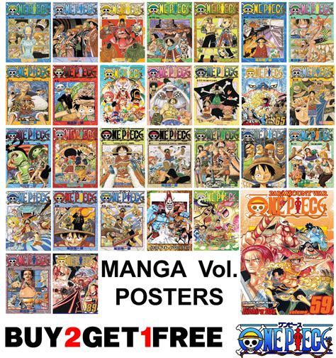 One Piece Story Arc Posters Manga Volumes Poster Art Print Wall Home