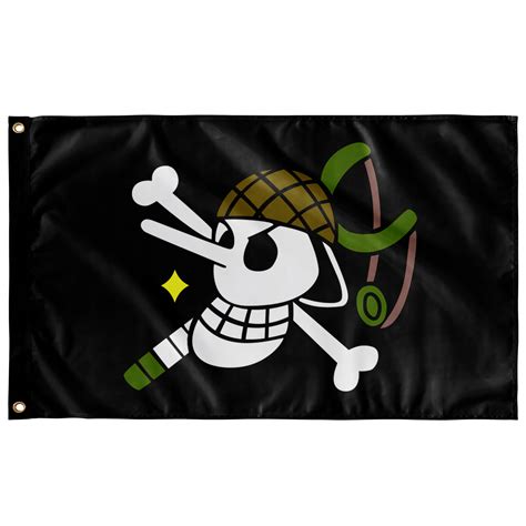 One Piece Usopp S Jolly Roger Pirate Flag Pirate Flag Jolly Roger