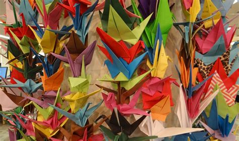 One Thousand Origami Cranes For Peace On Display In Florida Tech S