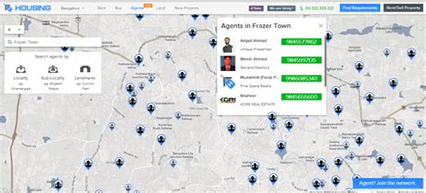 Online Housing Portal Housing Com Introduces Agent Map For Agent Search