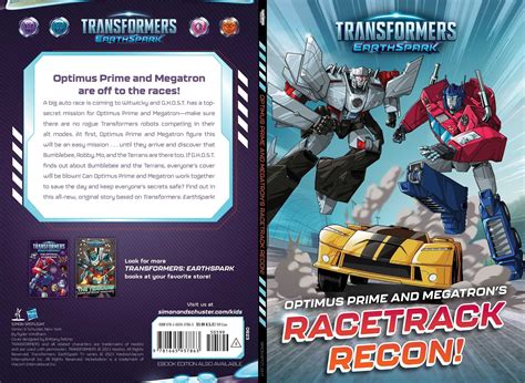 Optimus Prime And Megatron S Racetrack Recon Book By Ryder Windham