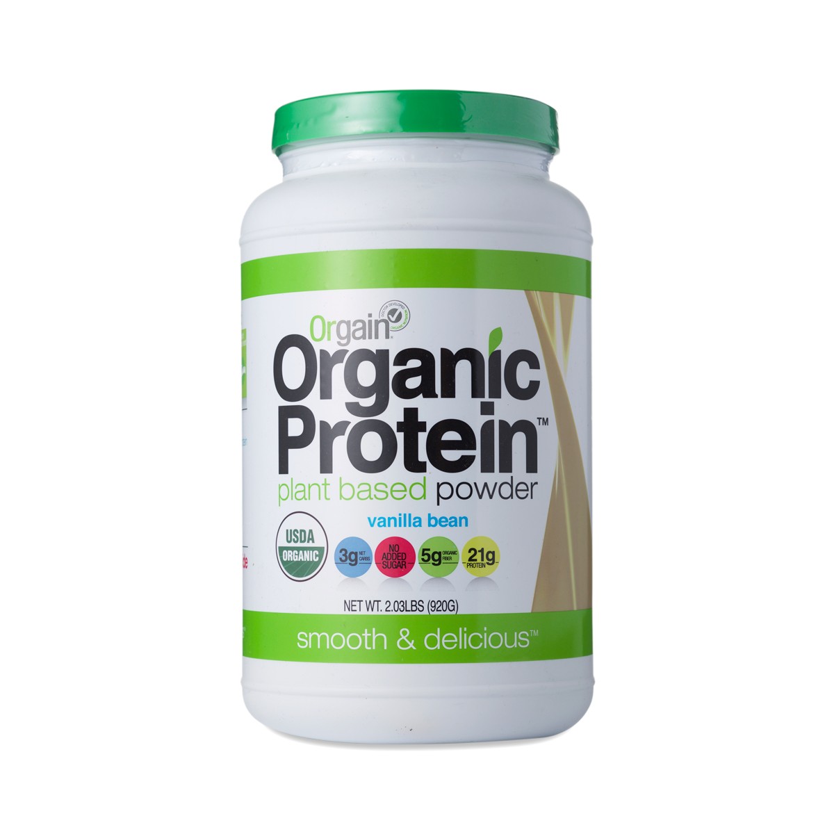 Orgain Sweet Vanilla Bean Organic Protein Powder Thrive Market