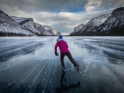 Outdoor Ice Skating Photography