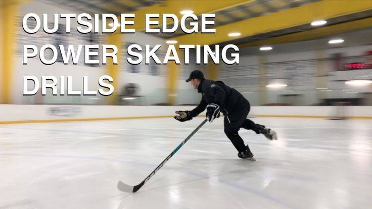 Outside Edge Skating Tips Power Skating Drill Progression Youtube