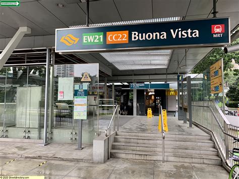 Overview Of Buona Vista Mrt Station Ew21 Building Image Singapore