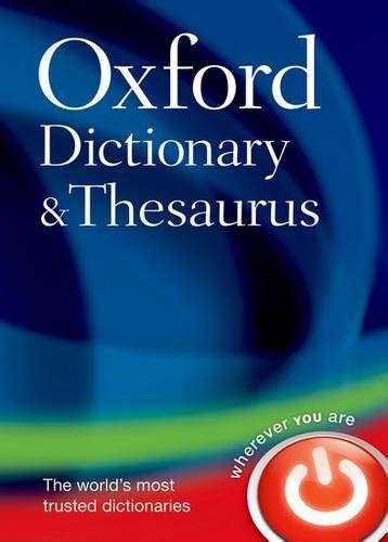 Oxford Dictionary And Thesaurus 9780199230884 Heath Books