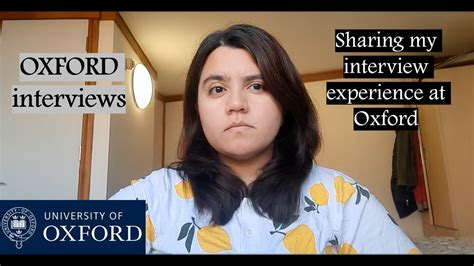 Oxford Interview Experience What Does An Oxford Phd Interview Feel