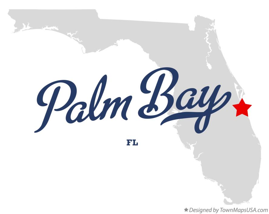 Palm Bay Florida Map