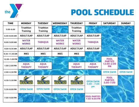 Pan Am Pool Schedule: Hours And Classes