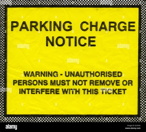 Parking Charge Notice