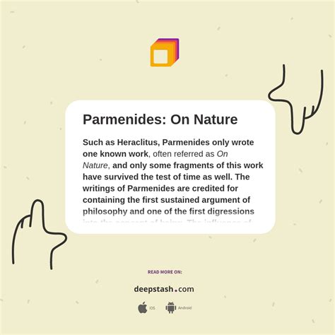 Parmenides On Nature Structure Poem