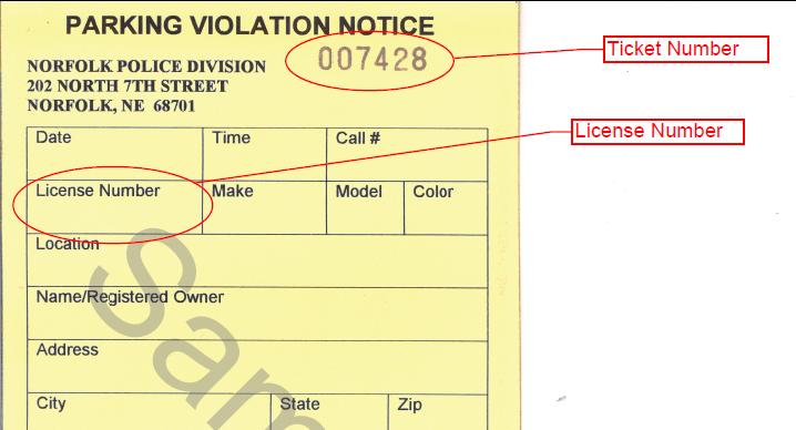 Pay Parking Ticket Online City Of Norfolk Ne