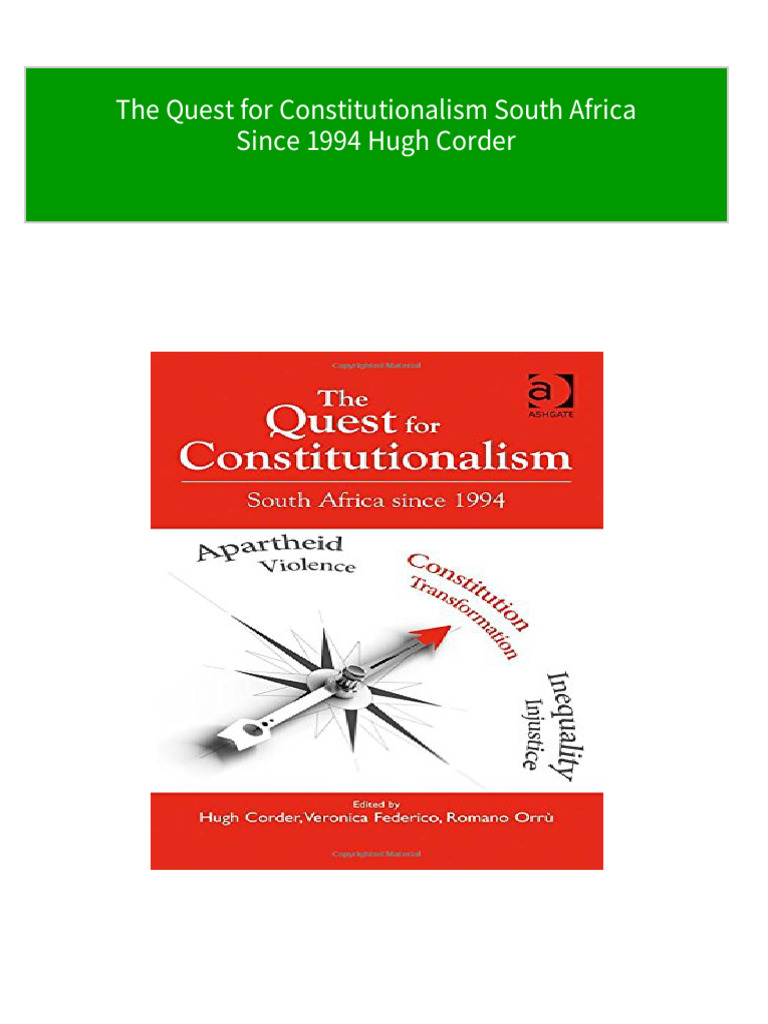 Pdf Constitutionalism In Democratic South Africa Celebrations